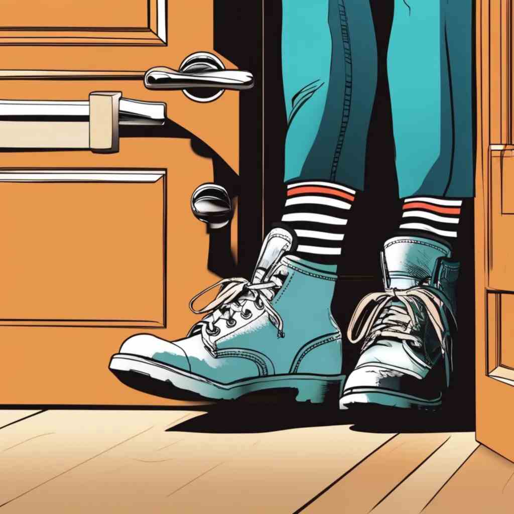 GET ONE'S FOOT IN THE DOOR