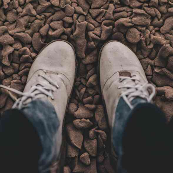 BOTH FEET ON THE GROUND