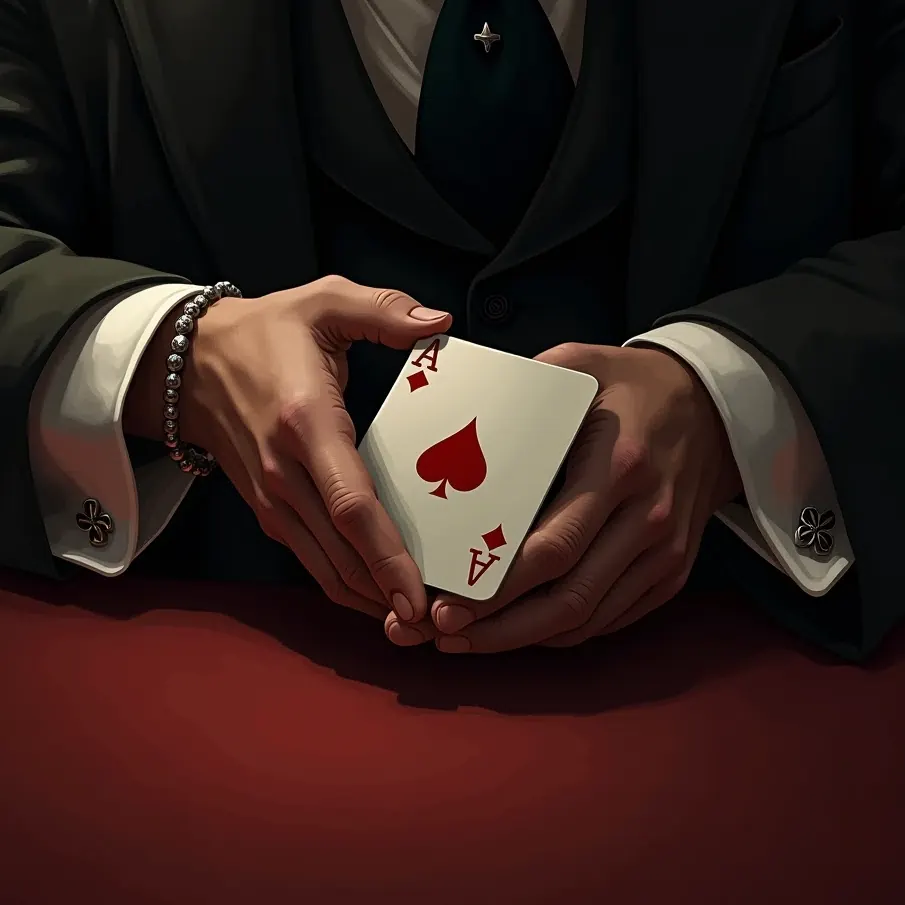 ACE UP (ONE'S) SLEEVE