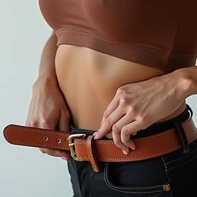 TIGHTEN (ONE'S) BELT
