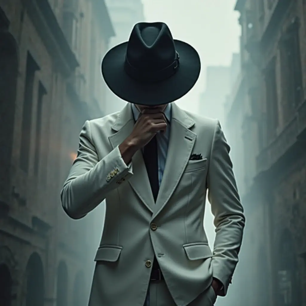 KEEP (SMTH.) UNDER (ONE'S) HAT