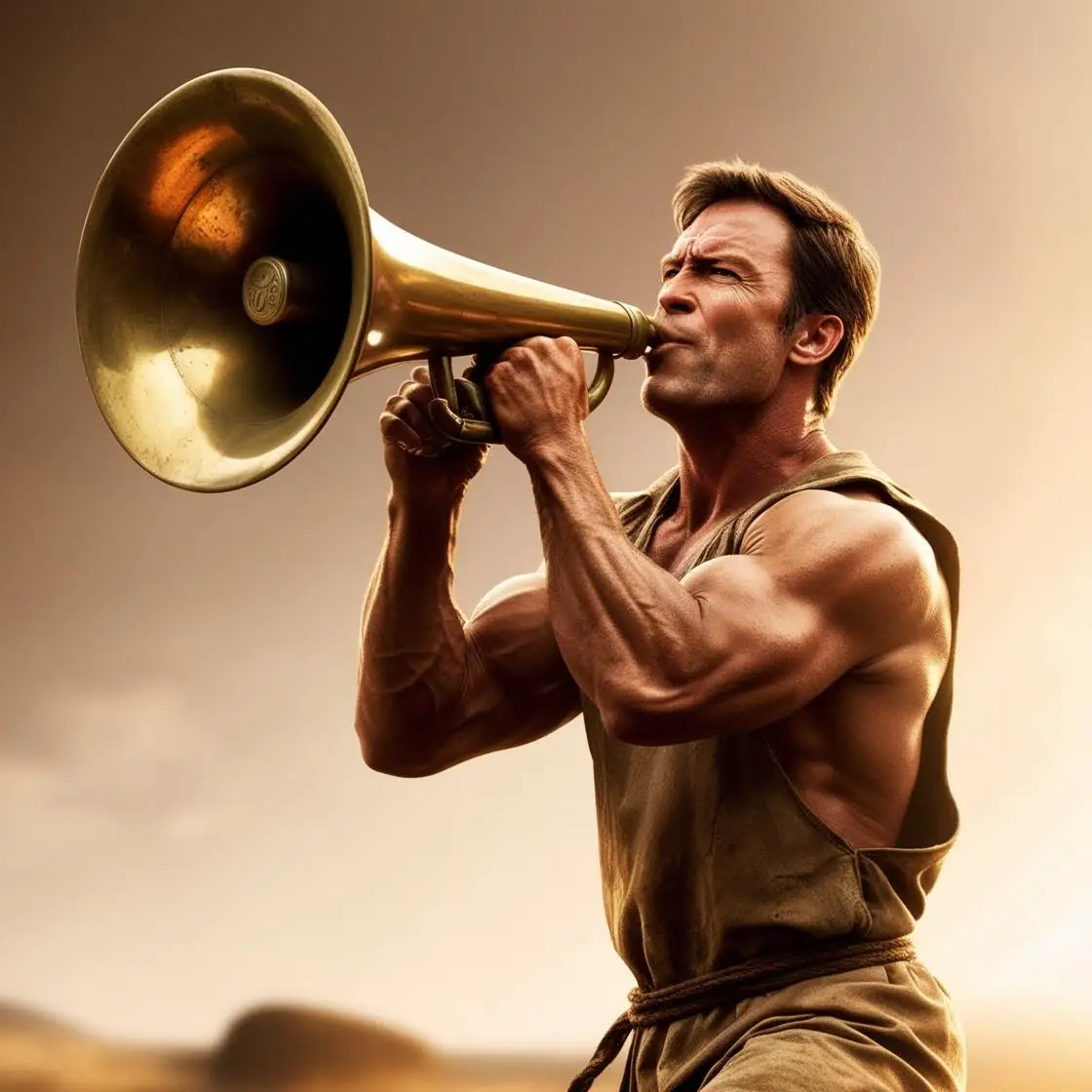 BLOW (ONE'S) OWN HORN