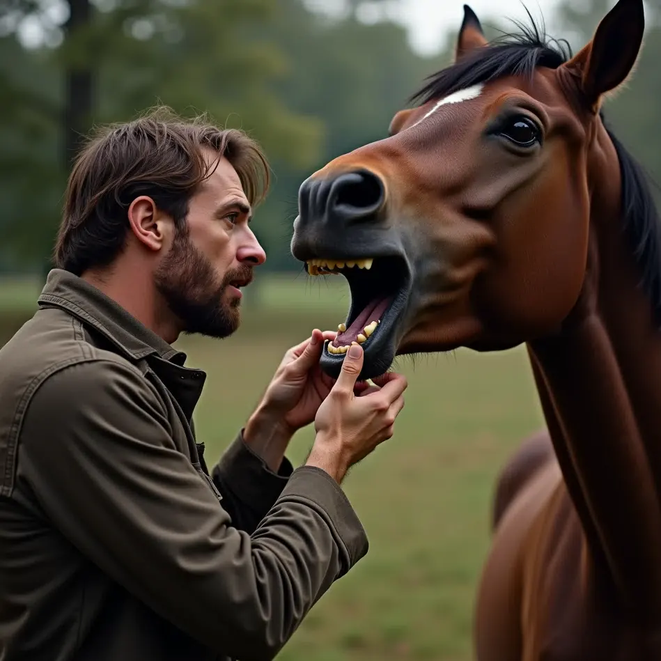 LOOK A GIFT HORSE IN THE MOUTH, NOT