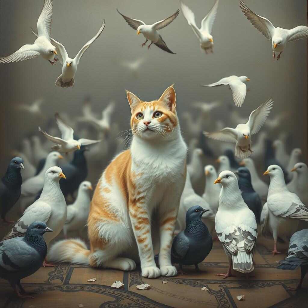 PUT THE CAT AMONG THE PIGEONS