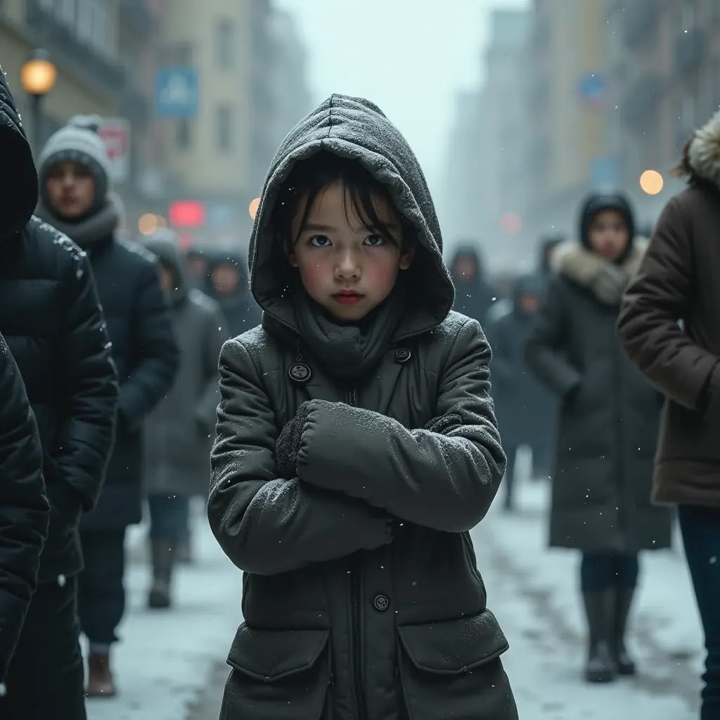 LEAVE (SOMEONE)/GET LEFT OUT IN THE COLD