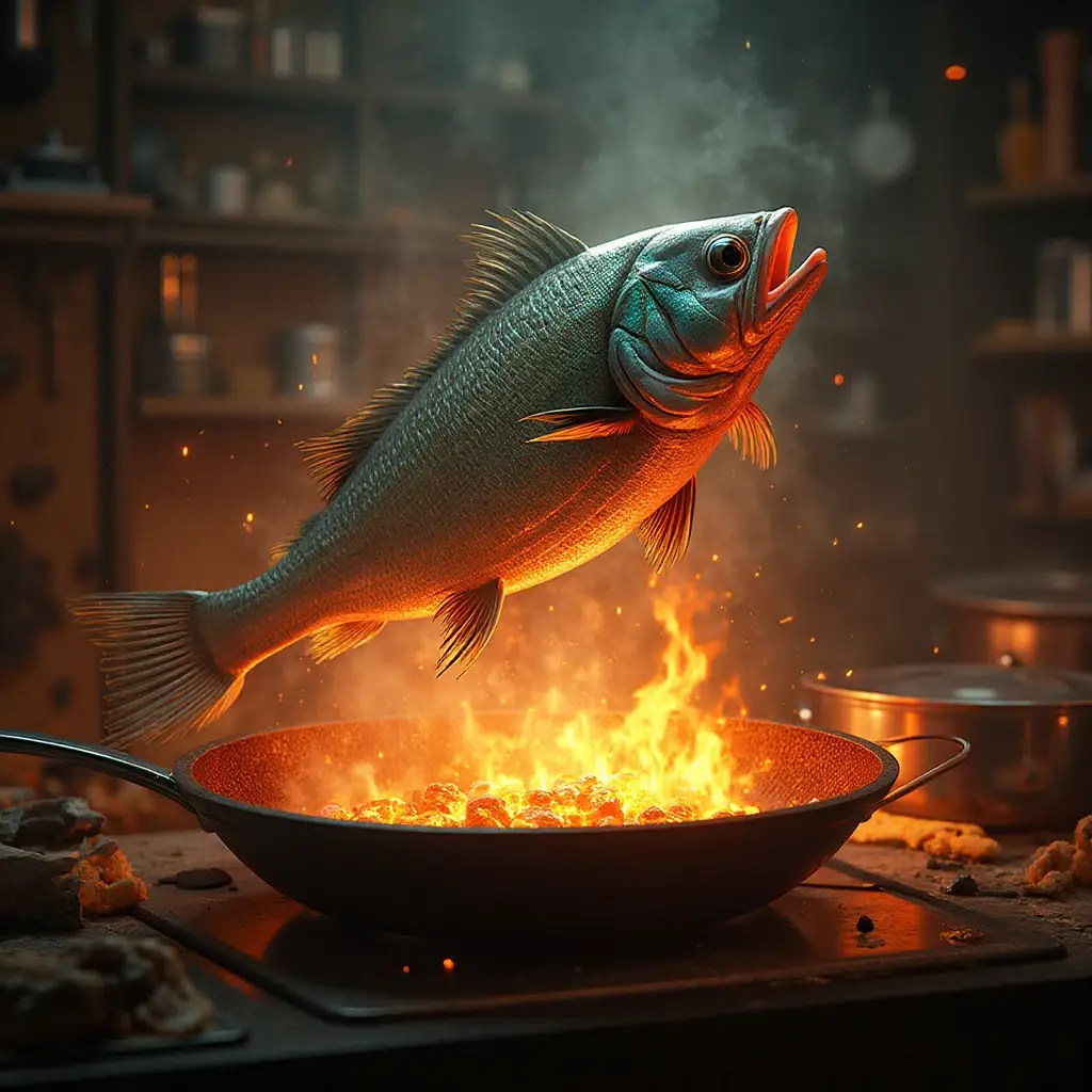 OUT OF THE FRYING PAN AND INTO THE FIRE