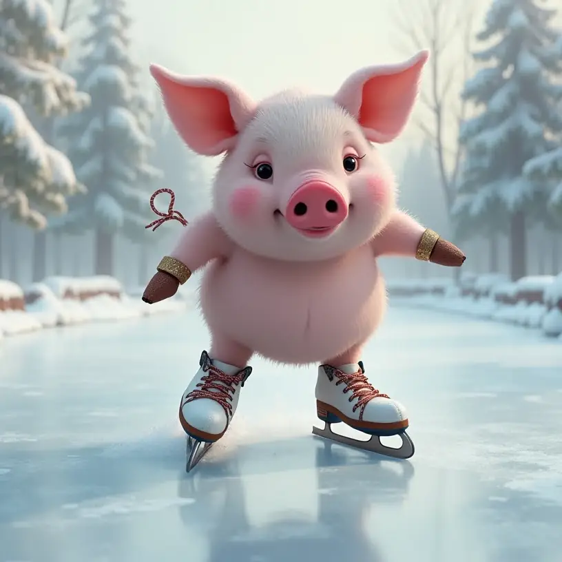 LIKE A PIG ON ICE
