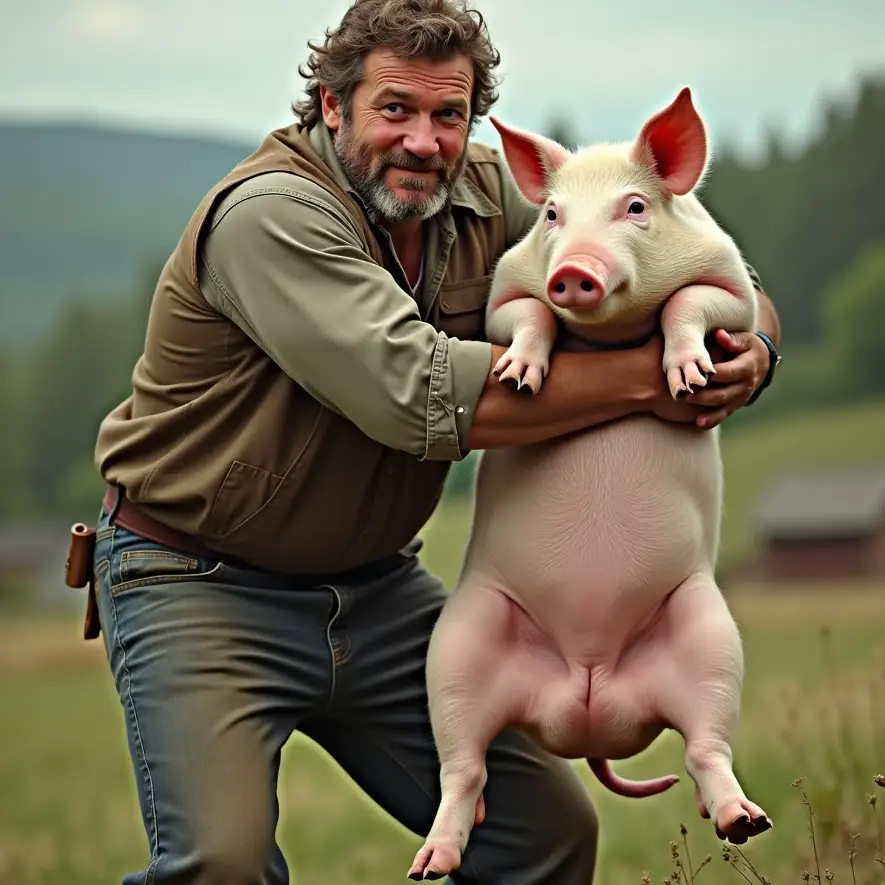 LIKE A PIG TO (THE) SLAUGHTER