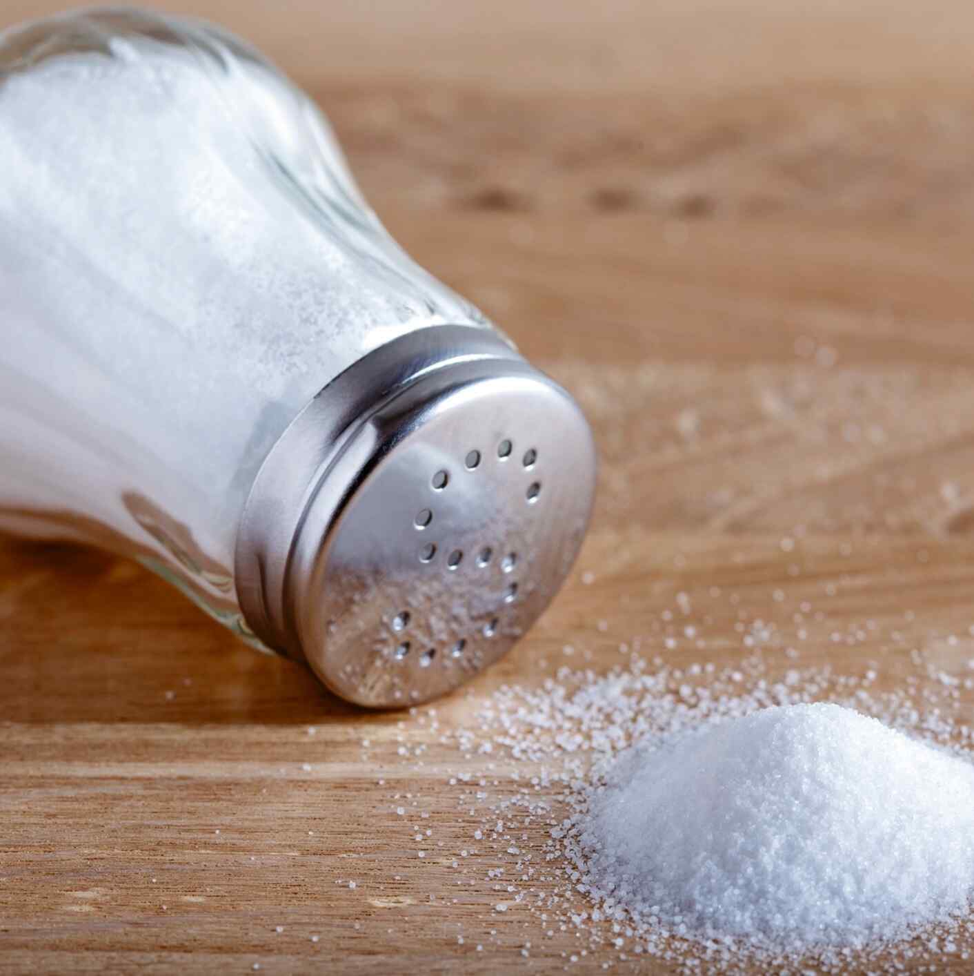 TAKE (SMTH.) WITH A GRAIN OF SALT