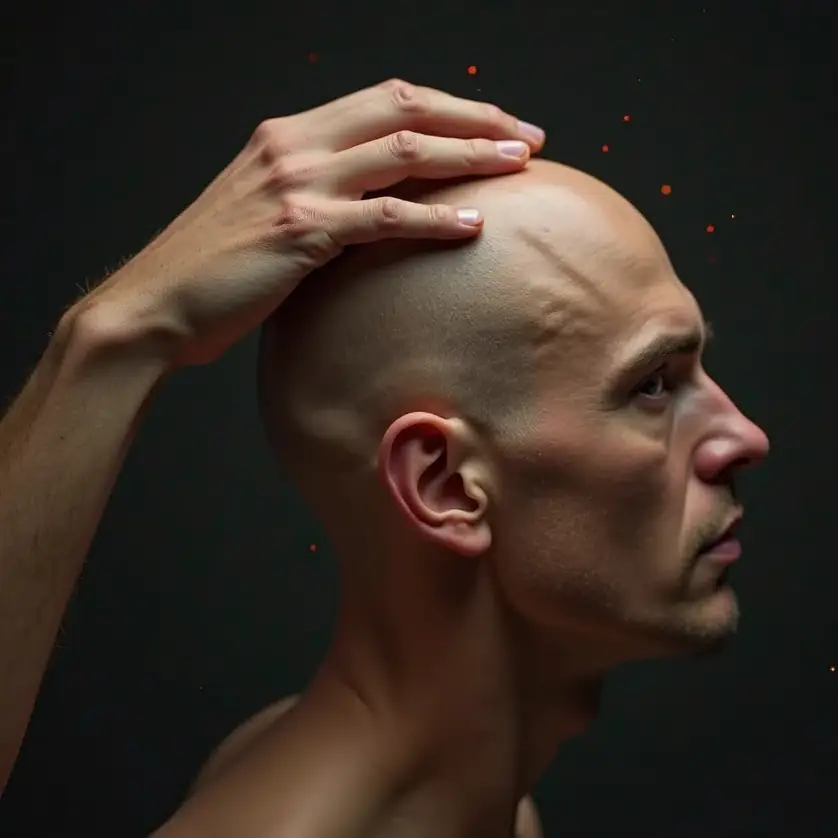 SCRATCH ONE'S HEAD