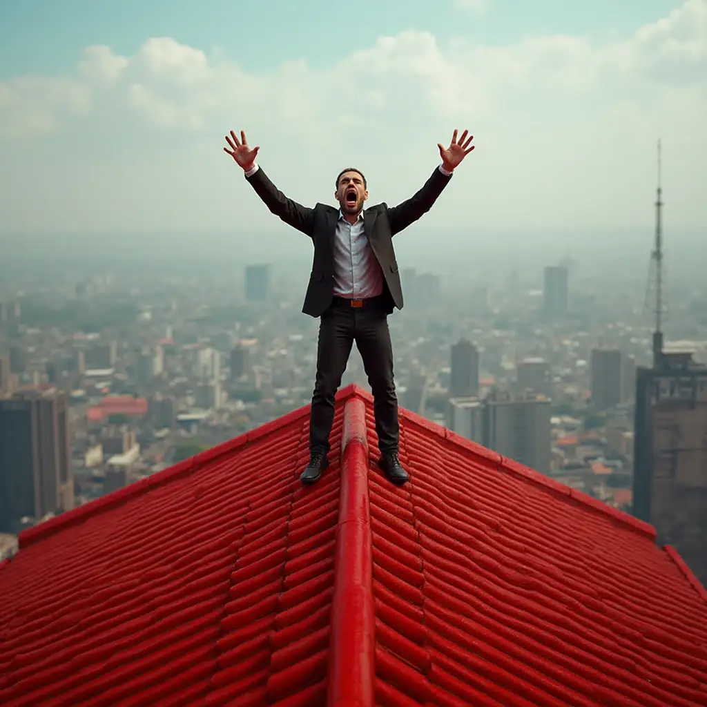 SHOUT/PROCLAIM SMTH. FROM THE ROOFTOPS